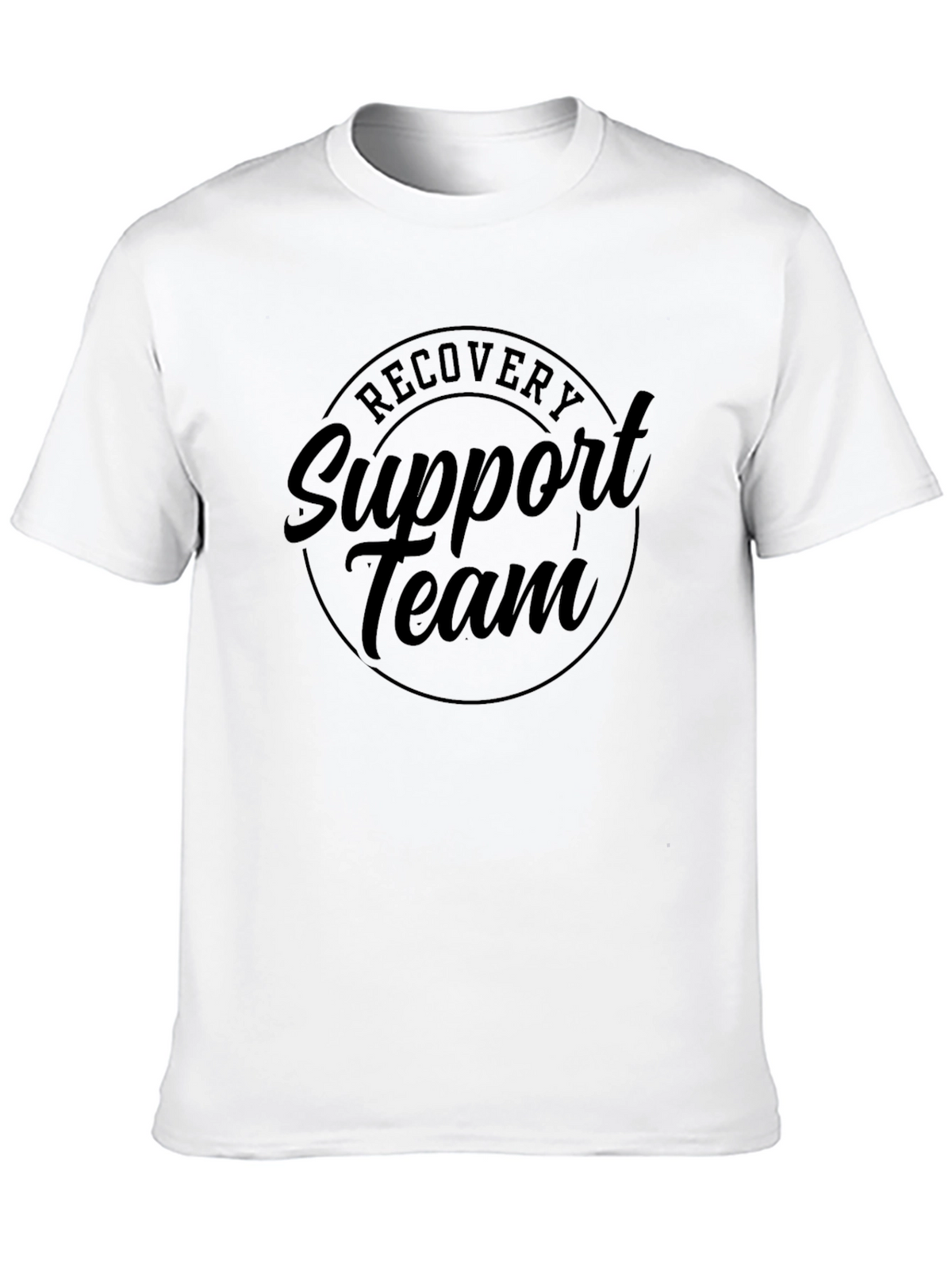 Recovery Support Team Black T-Shirt