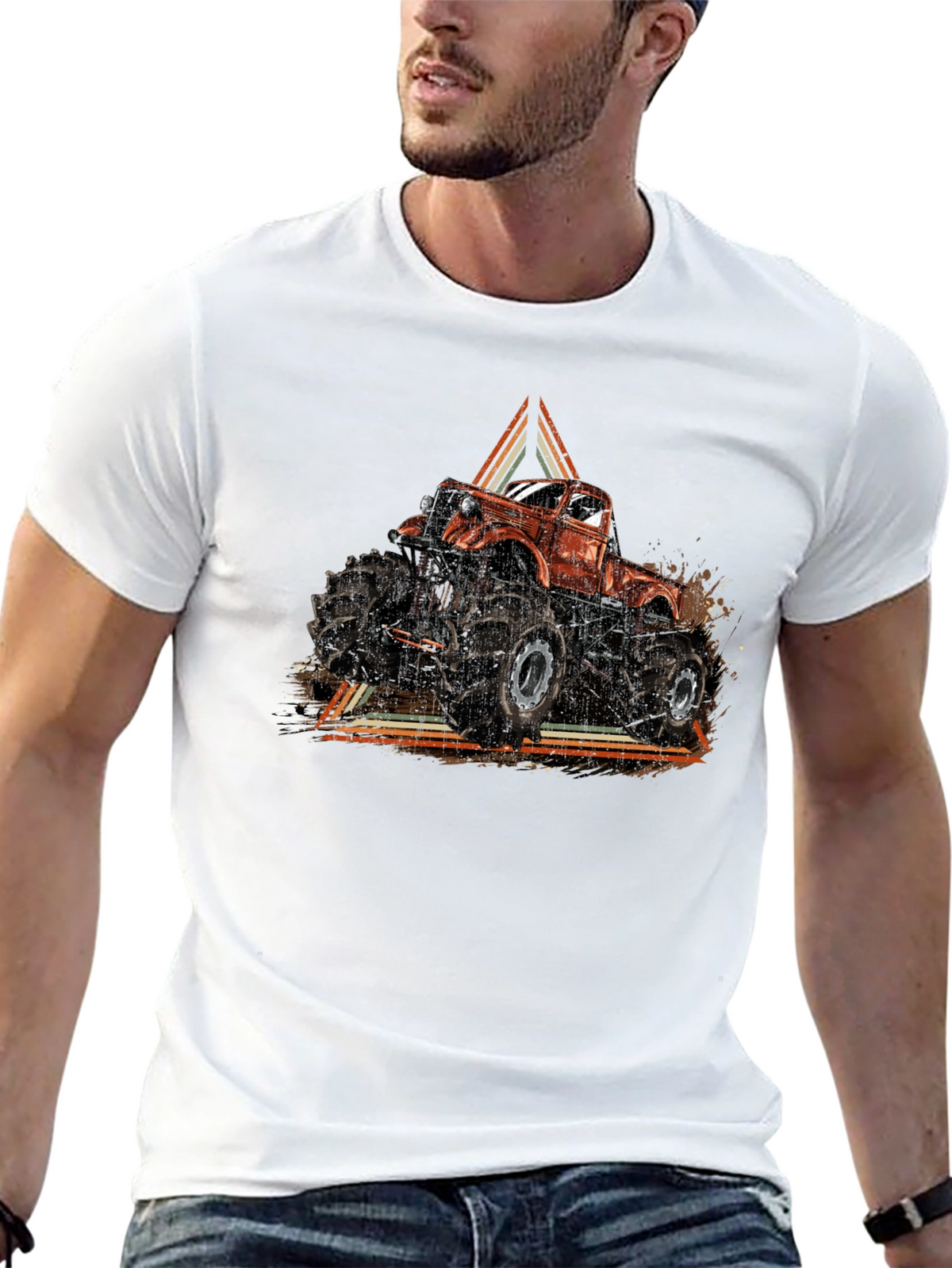 Monster Truck Graphic T-Shirt - Cool Design