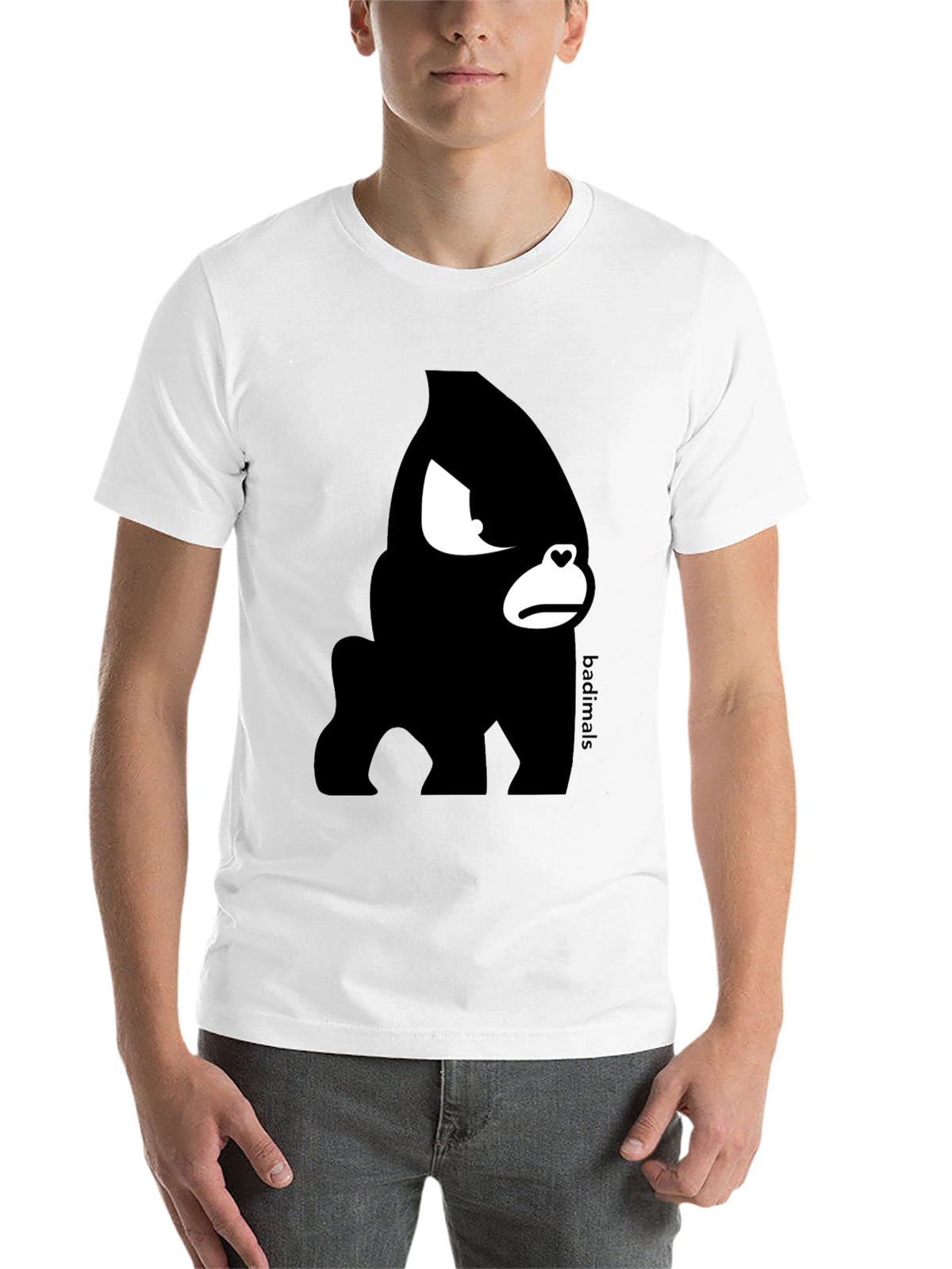 Badimals Black Gorilla Graphic T-Shirt