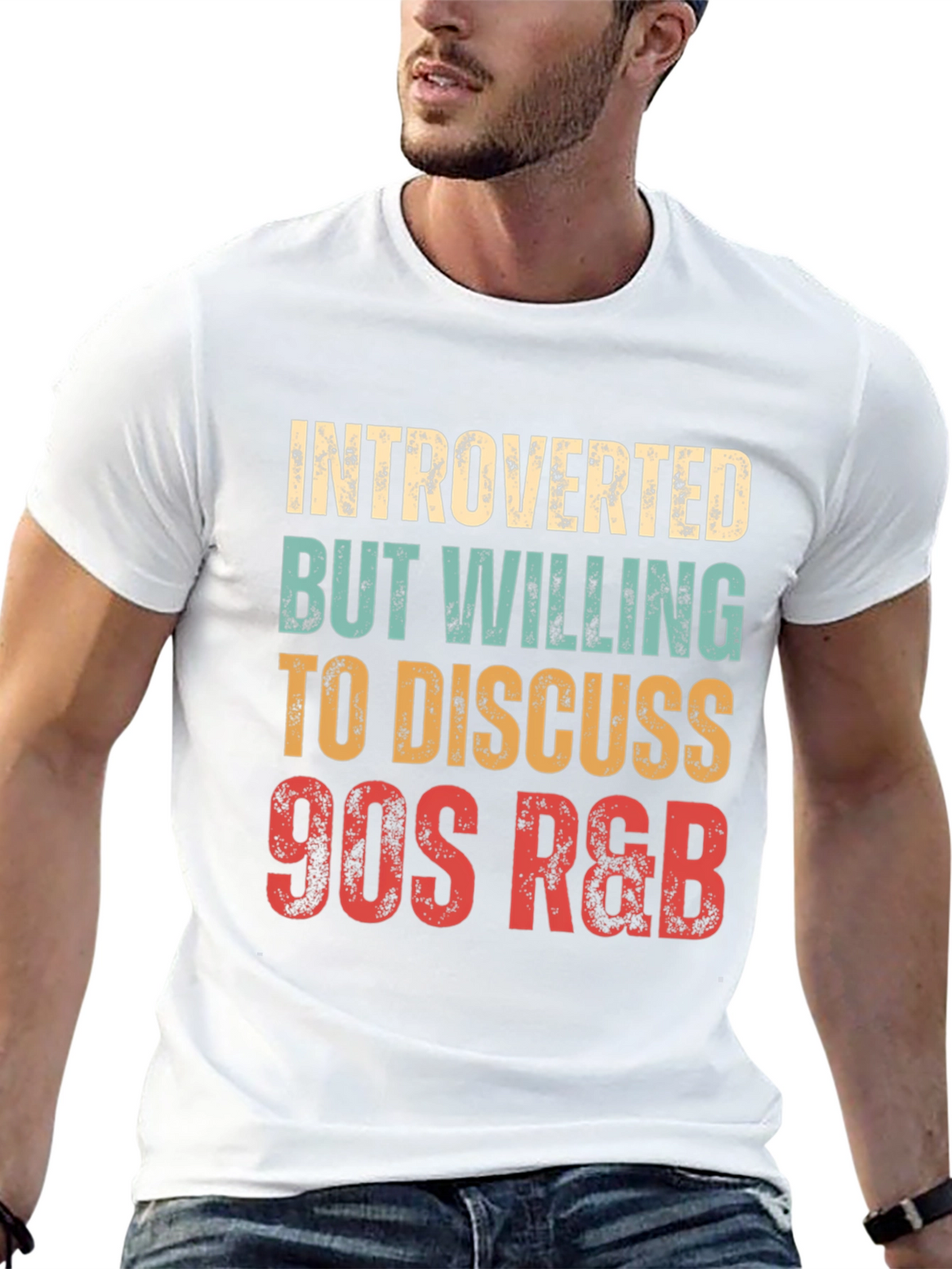 Introverted 90s R&B Music Lover T-Shirt