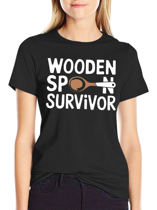 Wooden Spoon Survivor Novelty T-Shirt