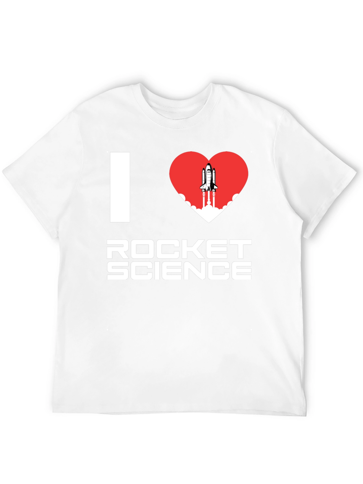 I Heart Rocket Science T-Shirt - Space Lover Tee