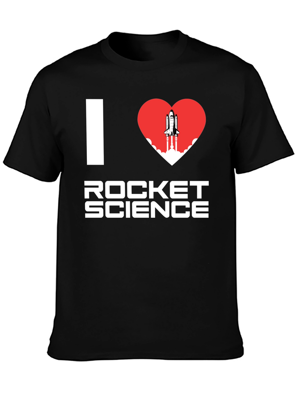 I Heart Rocket Science T-Shirt - Space Lover Tee