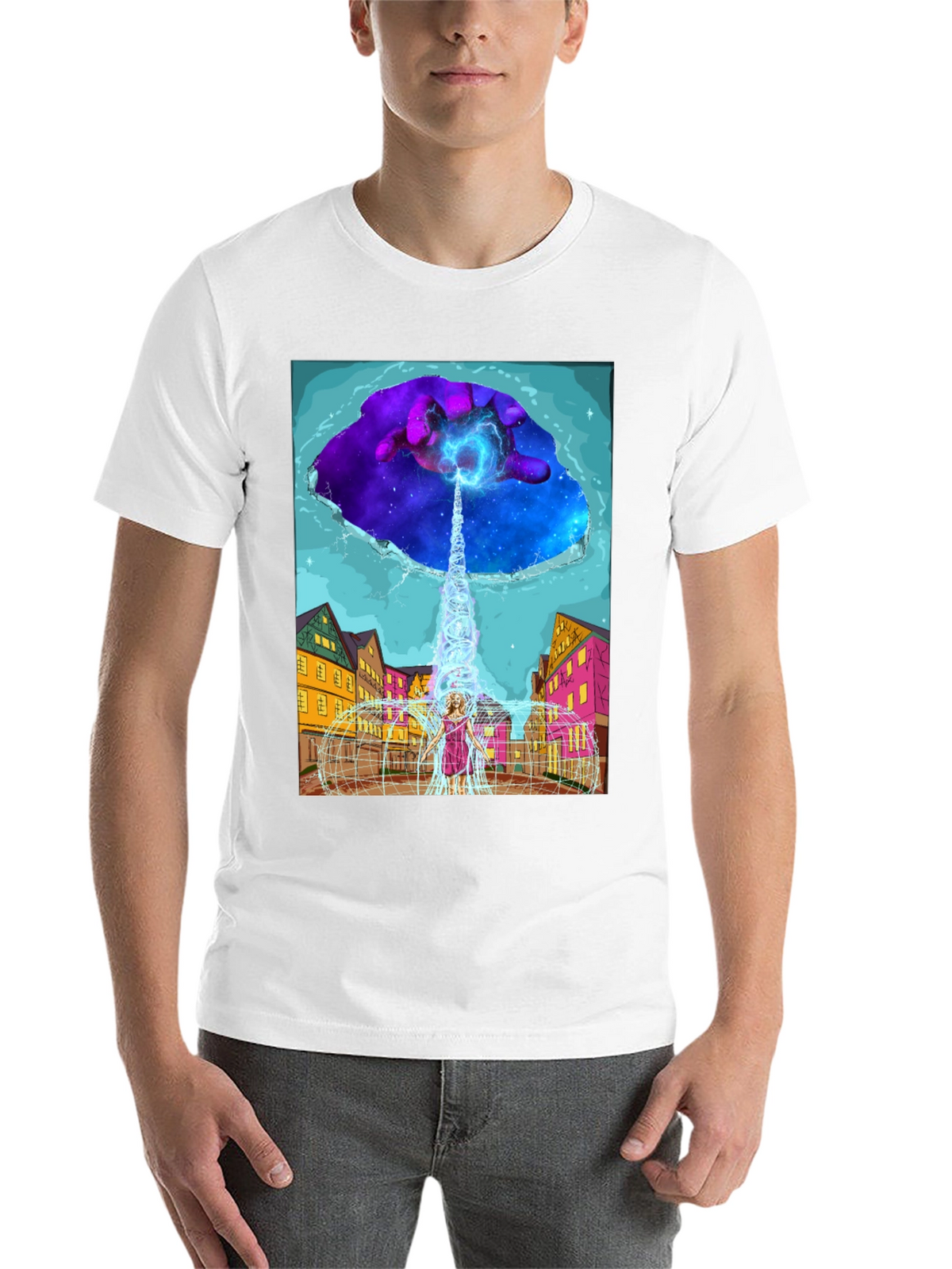 Cosmic Portal T-Shirt - Unique Graphic Tee