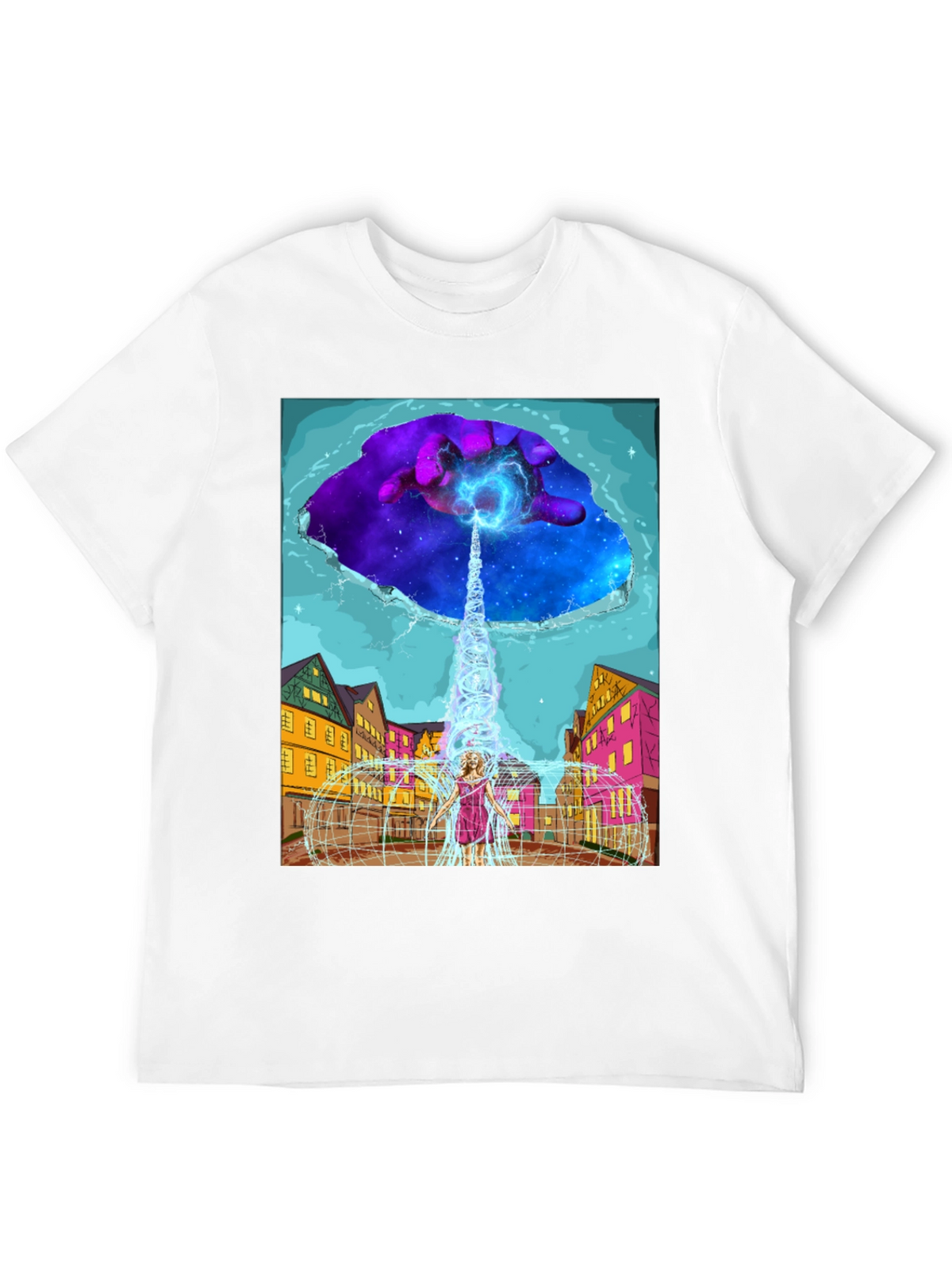 Cosmic Portal T-Shirt - Unique Graphic Tee
