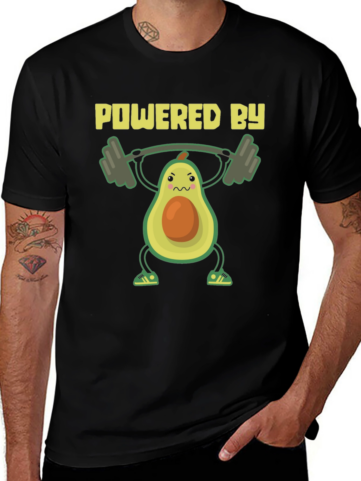 Powered by Avocado Workout T-Shirt