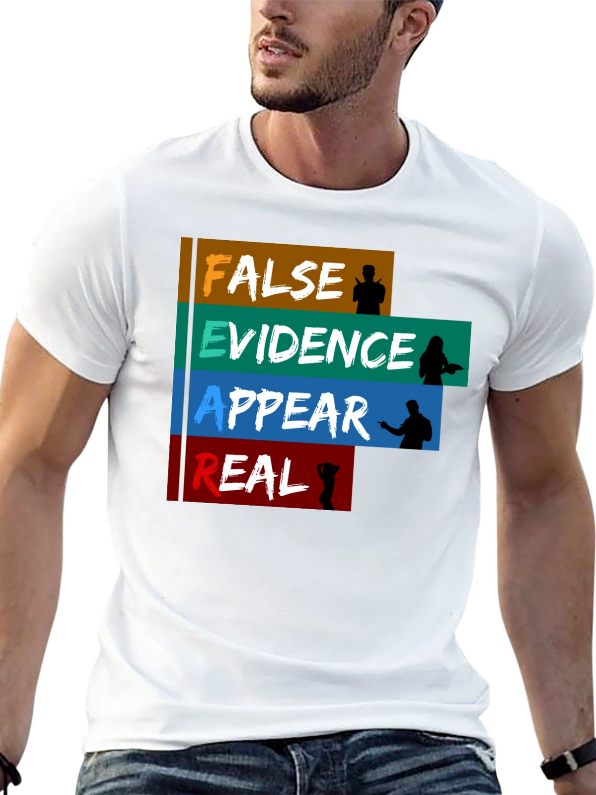 FEAR T-Shirt Funny Film TV Fan Tee