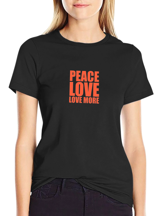 Peace Love Love More Graphic Tee