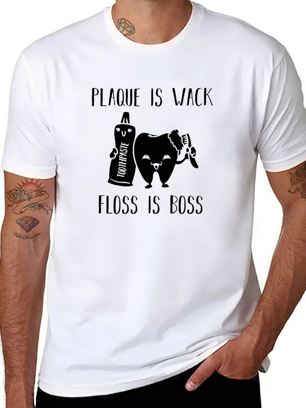 Plaque is Wack Floss is Boss Dental T-Shirt