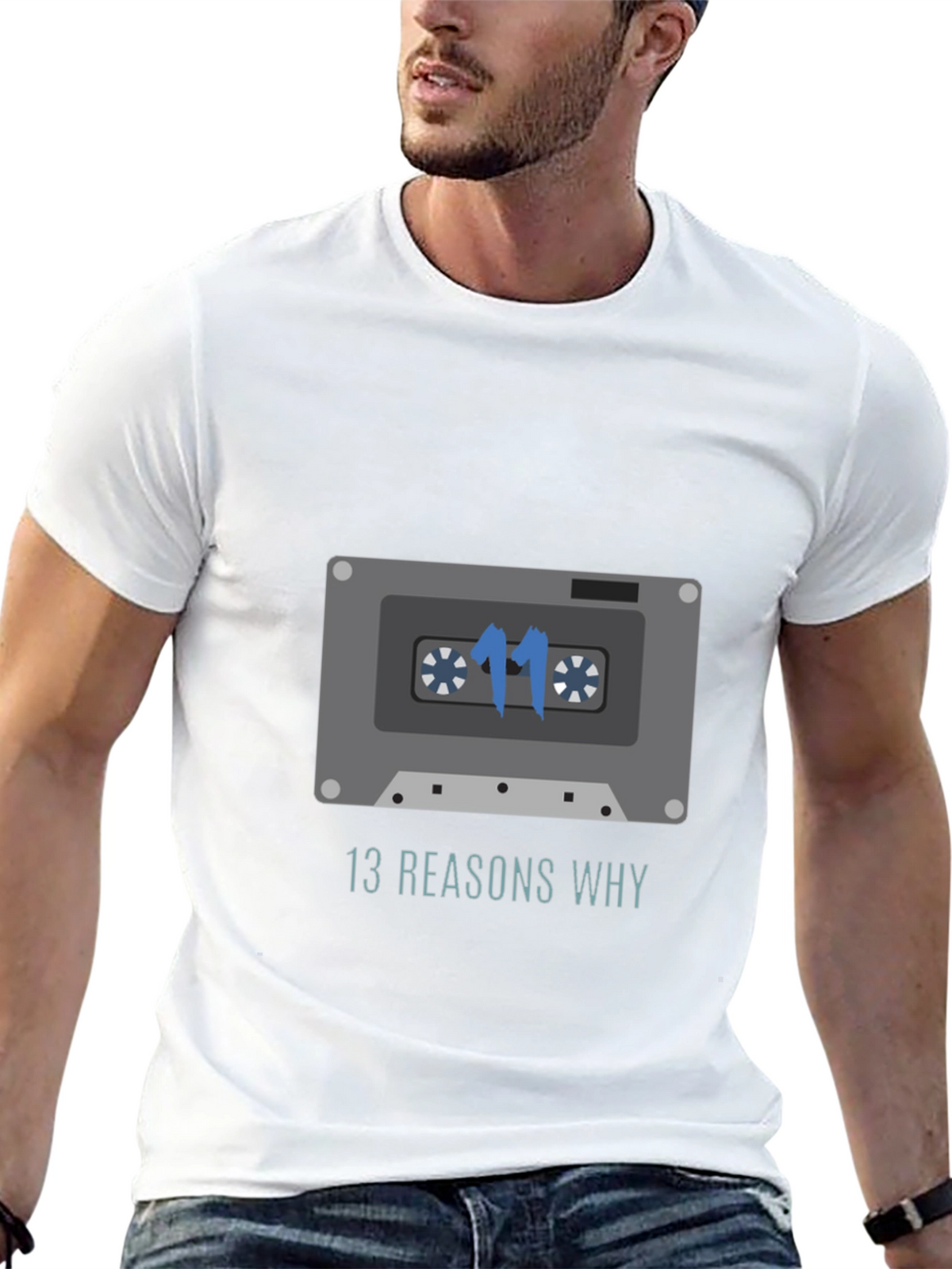 13 Reasons Why Cassette Tape Graphic T-Shirt