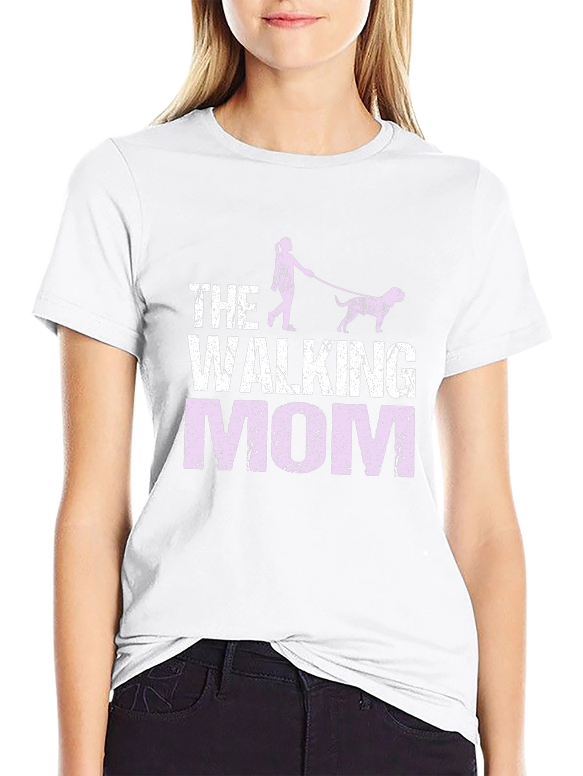 The Walking Mom T-Shirt - Dog Lover Tee