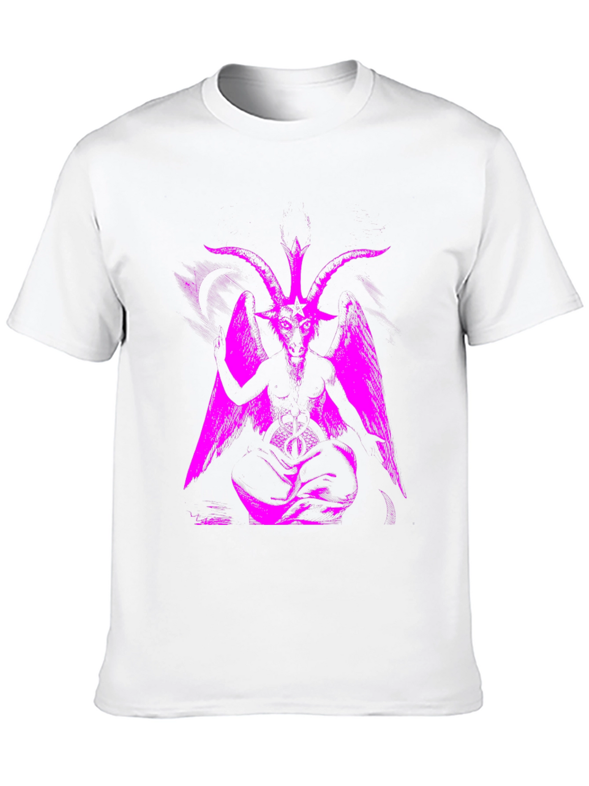 Baphomet Graphic Tee - Black Satanic T-Shirt