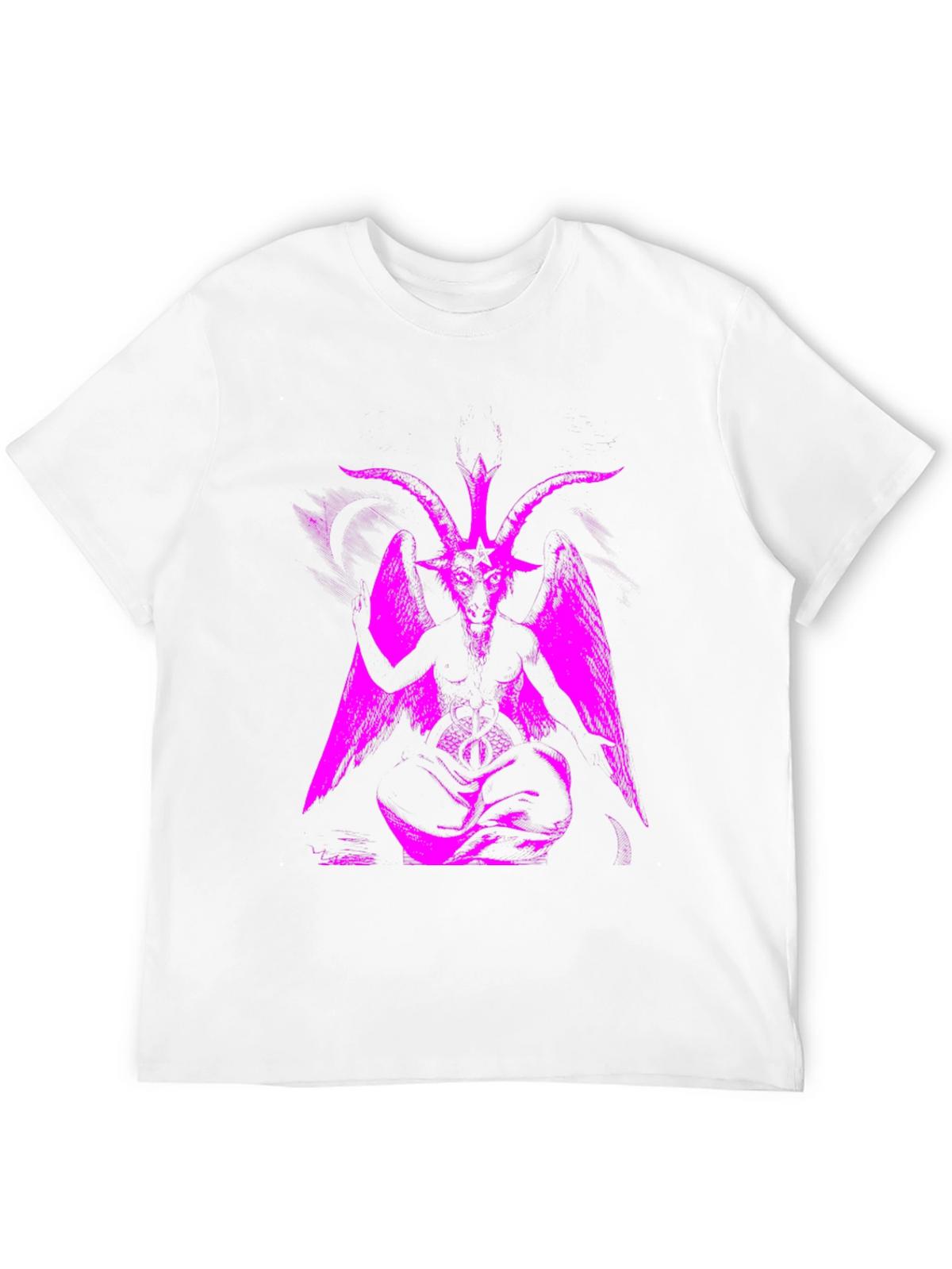 Baphomet Graphic Tee - Black Satanic T-Shirt