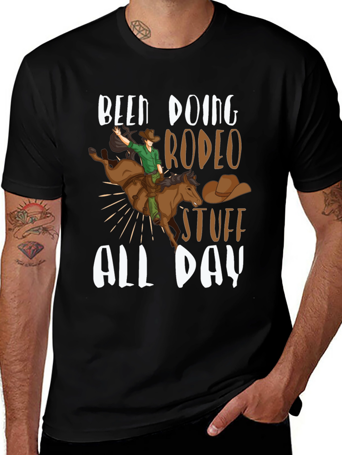 Been Doing Rodeo Stuff All Day T-Shirt