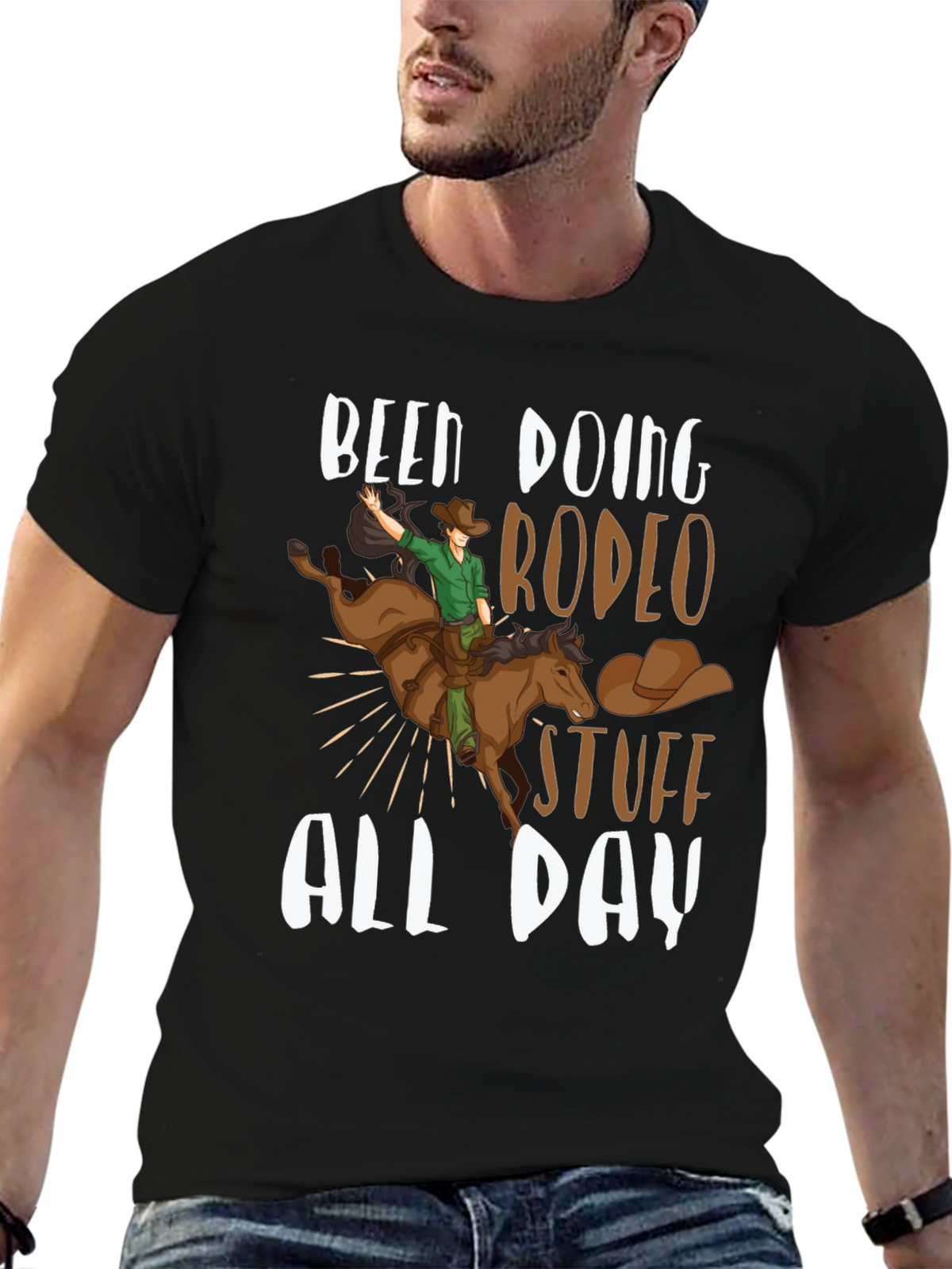 Been Doing Rodeo Stuff All Day T-Shirt