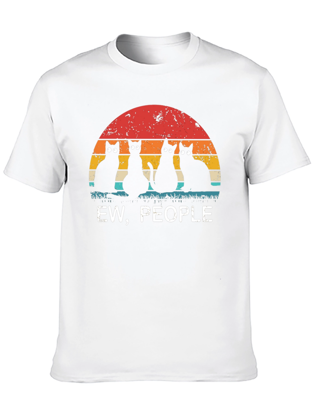 Ew People Black Cat Graphic Tee