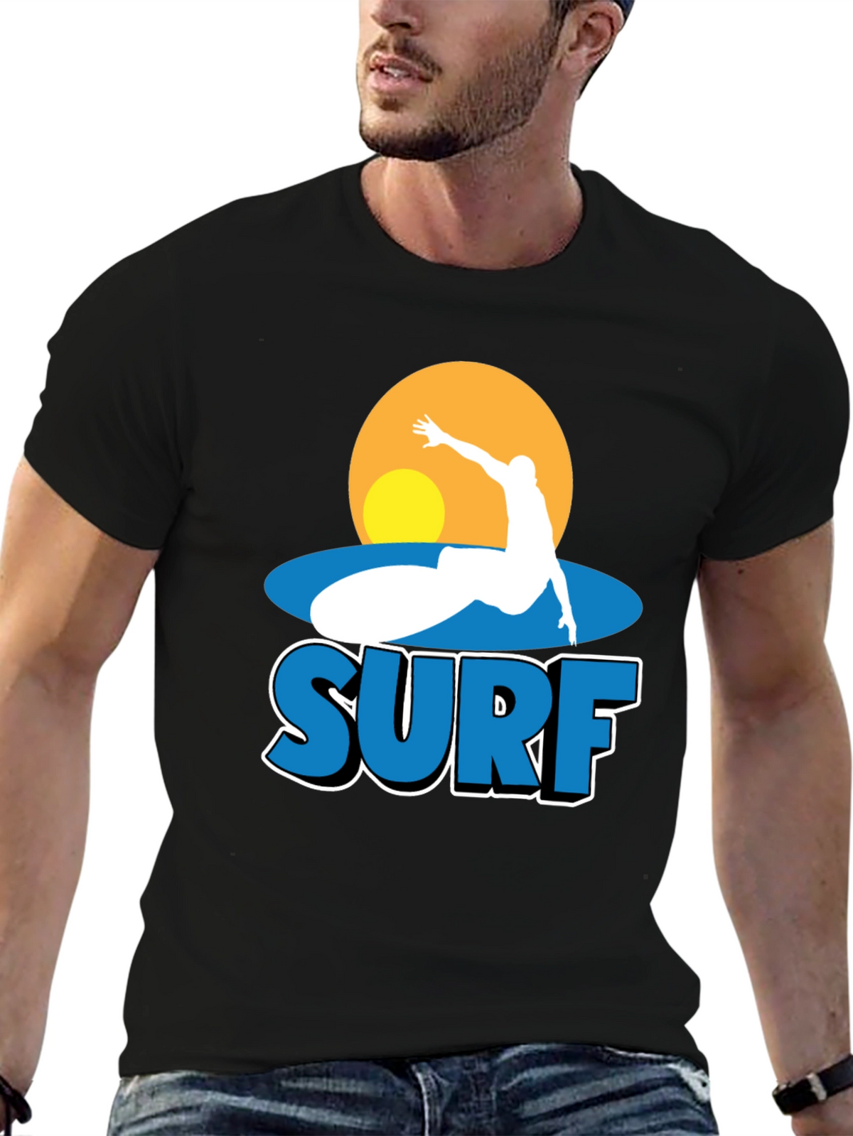 Surf Graphic Tee - Ride the Wave in Style