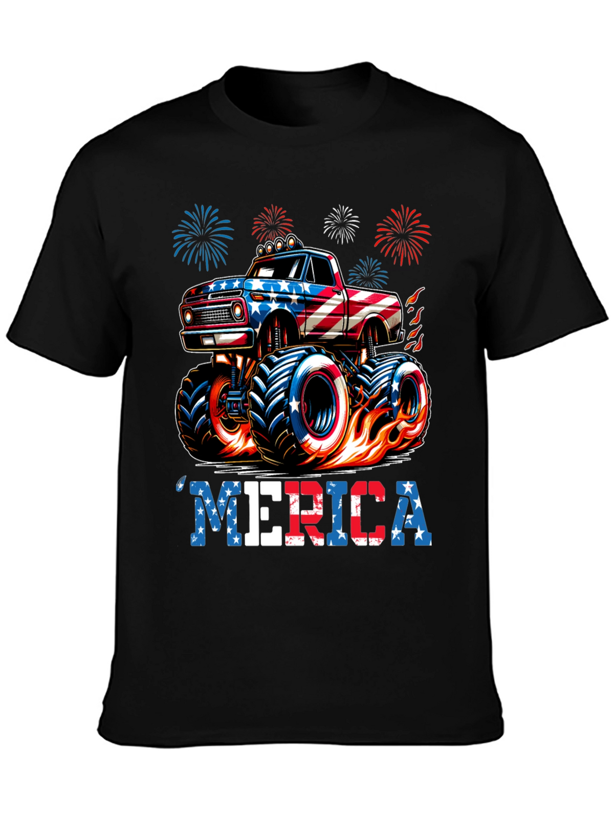 Patriotic Monster Truck T-Shirt