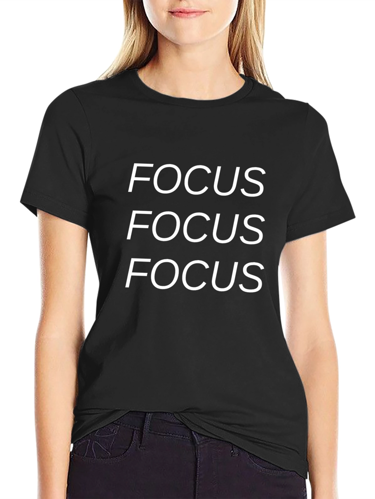 Focus Graphic Tee - Black T-Shirt