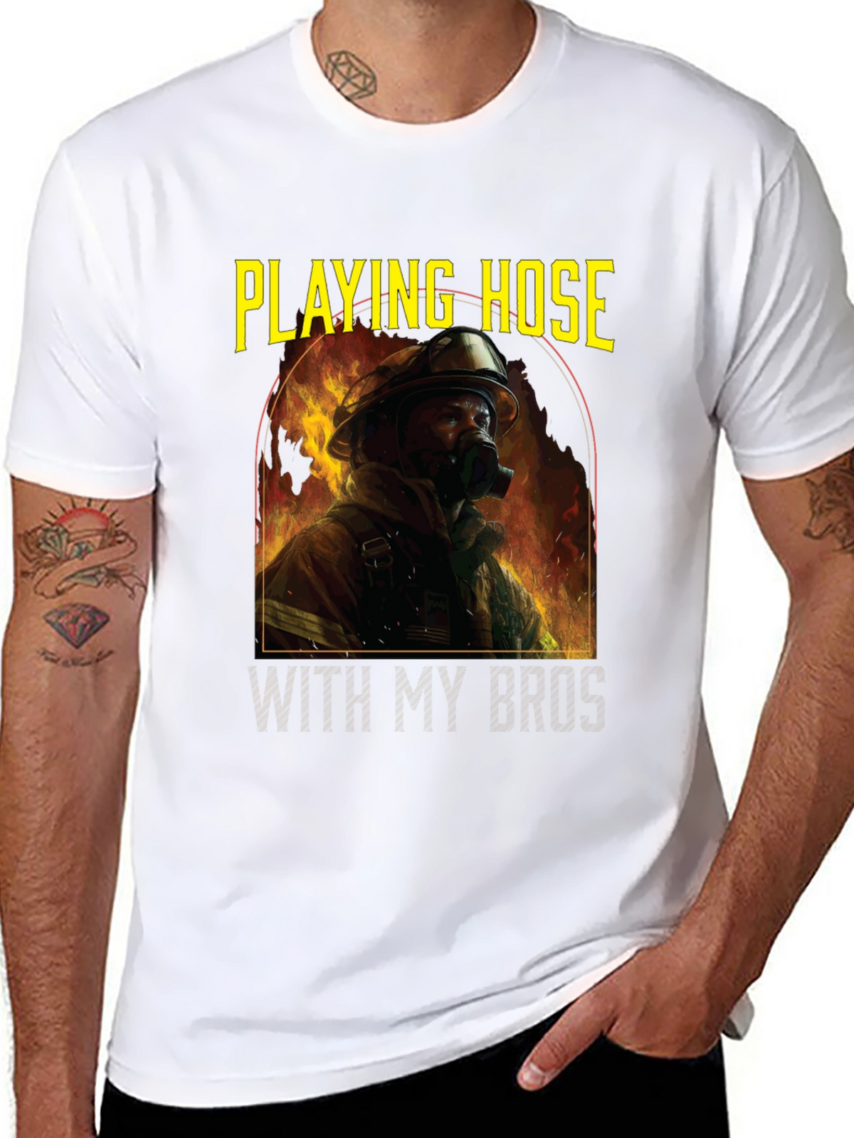 Playing Hose With My Bros T-Shirt