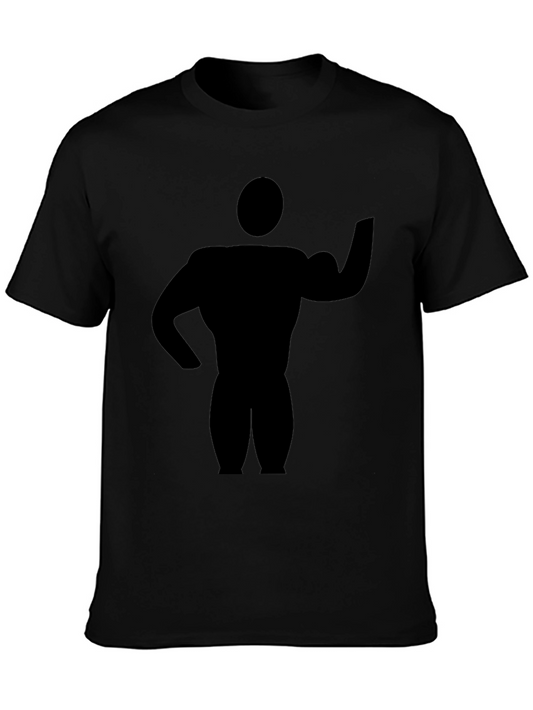 Black Bodybuilder Graphic T-Shirt