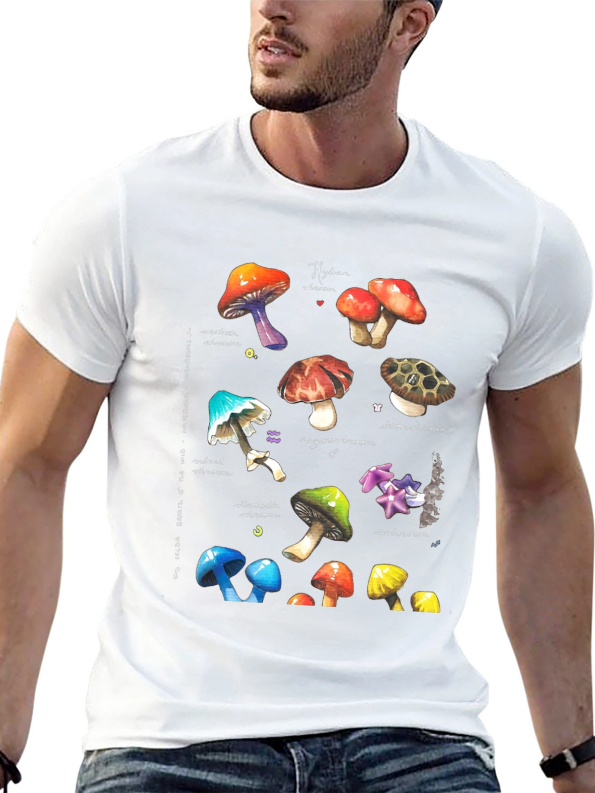 Watercolor Mushroom Graphic Tee