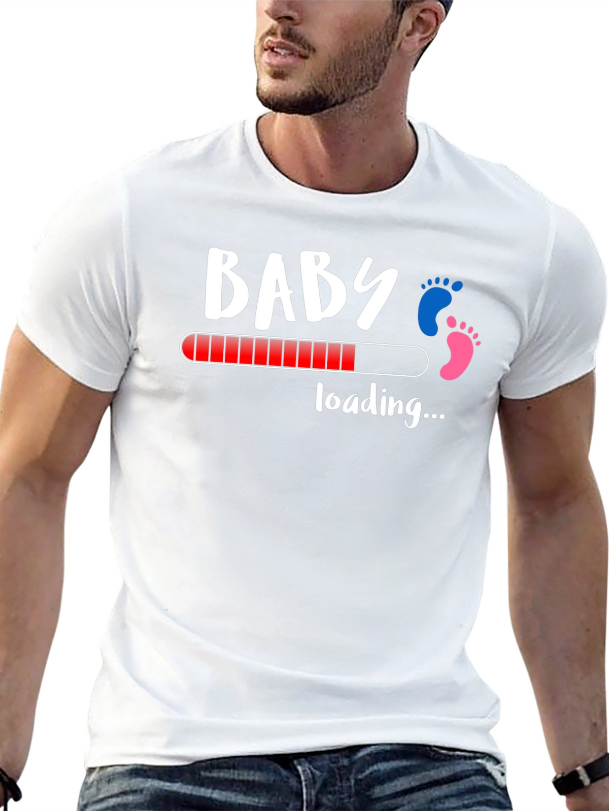 Baby Loading T-Shirt - Pregnancy Announcement Tee