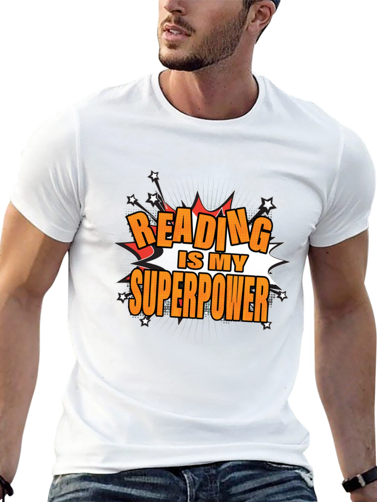 Reading is My Superpower Graphic Tee