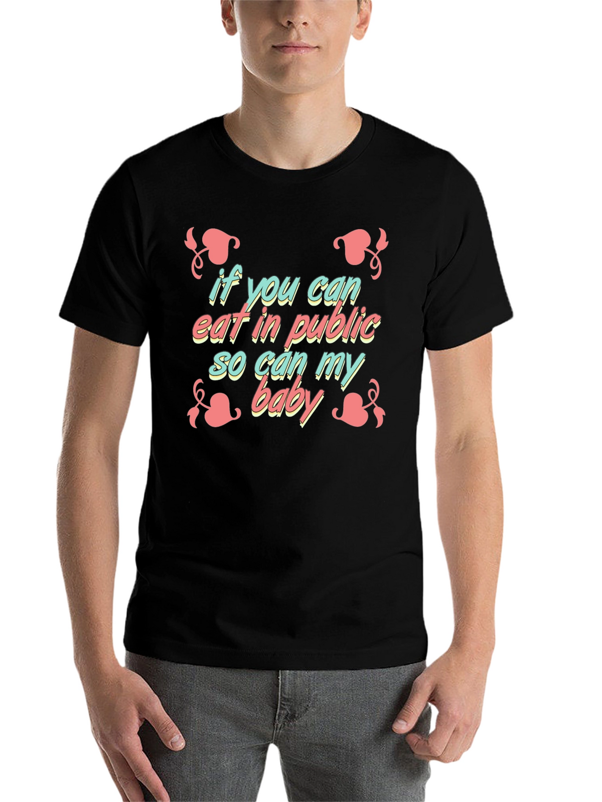 Funny Breastfeeding T-Shirt - If You Can Eat