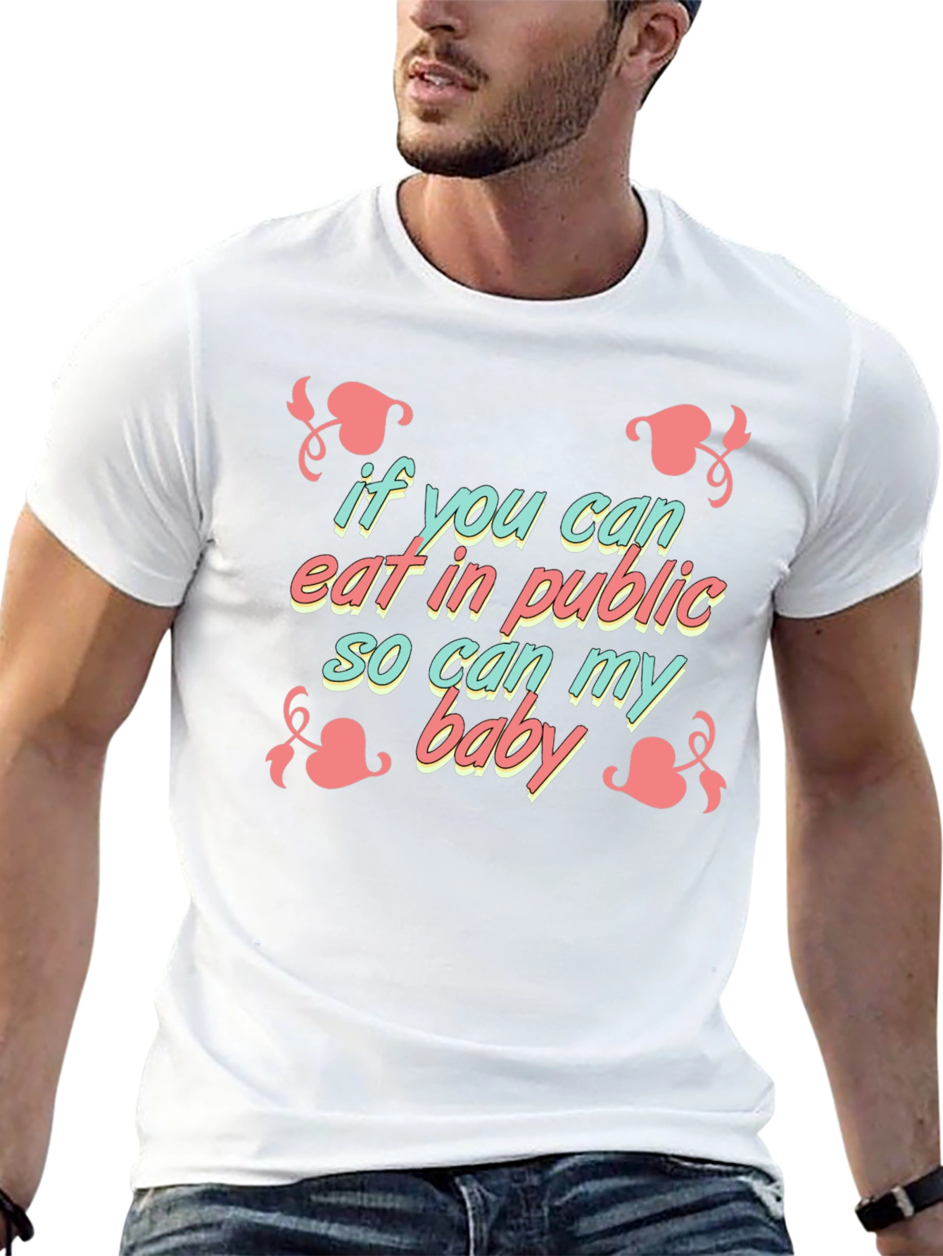 Funny Breastfeeding T-Shirt - If You Can Eat