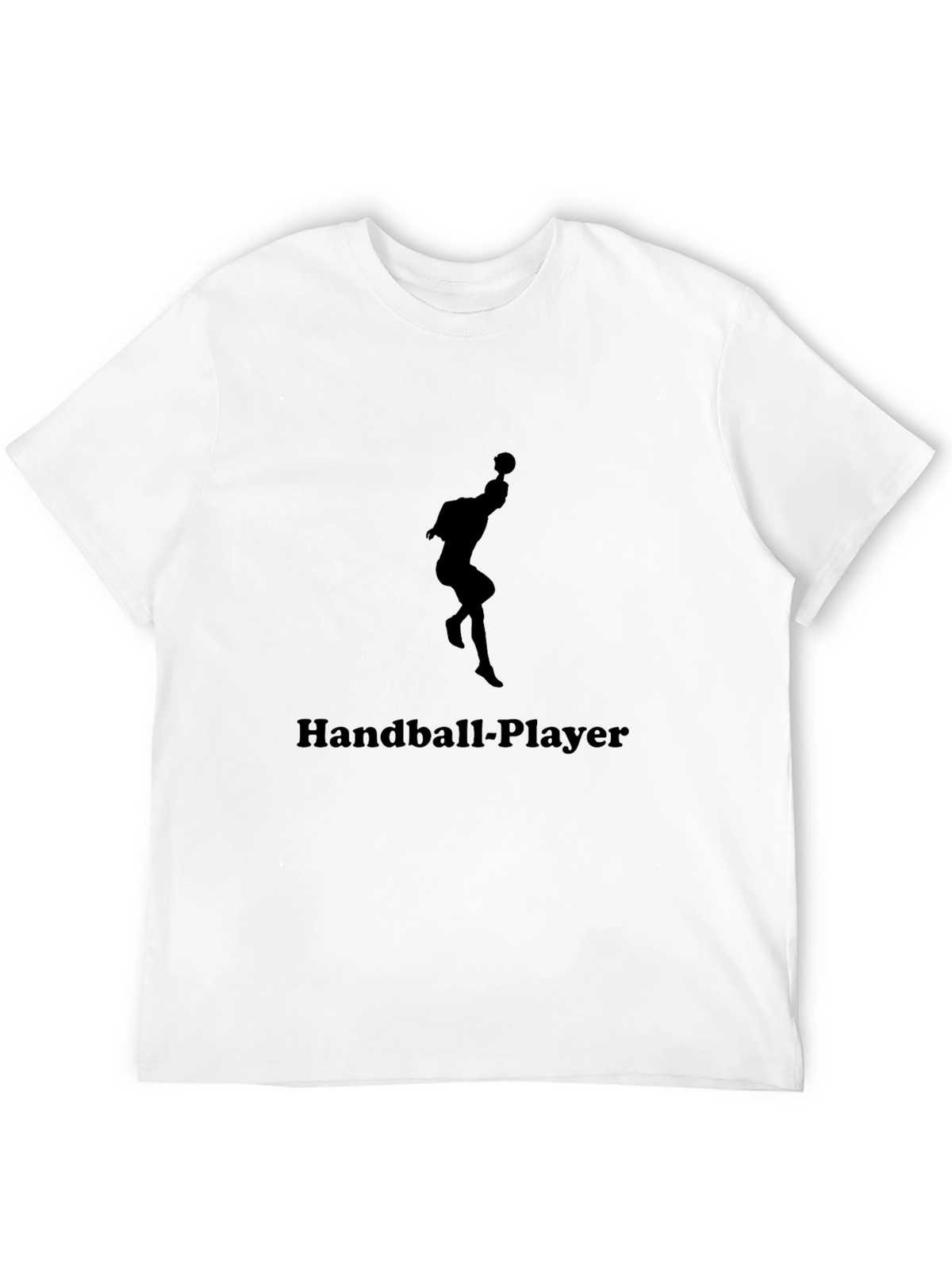 Handball Player Graphic Tee - Black