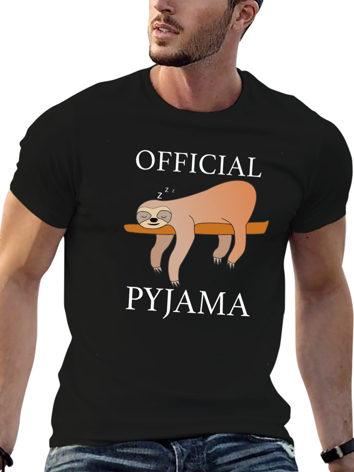 Official Pyjama Sloth T-Shirt - Relaxed & Comfy