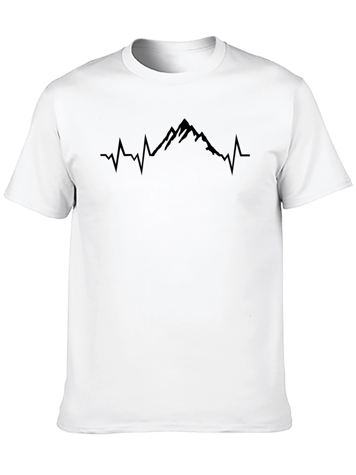 Mountain Heartbeat T-Shirt - Black