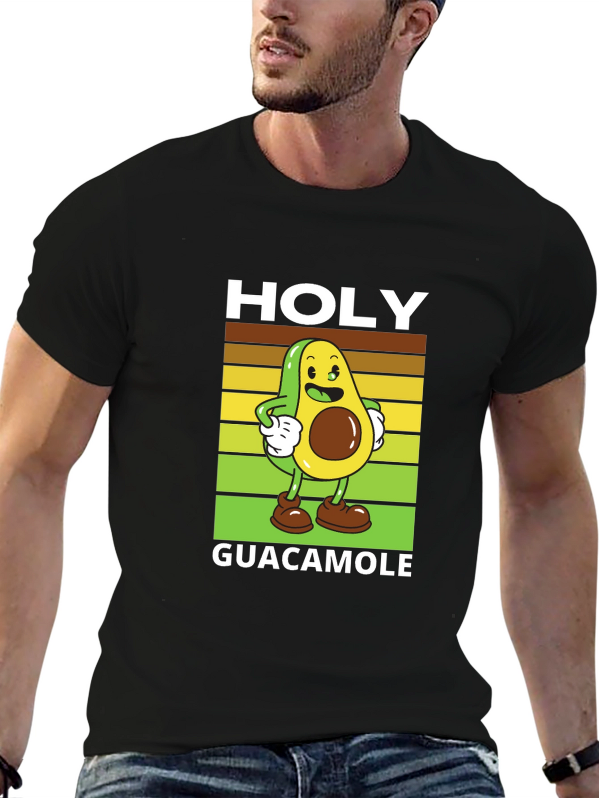Holy Guacamole Black Graphic Tee