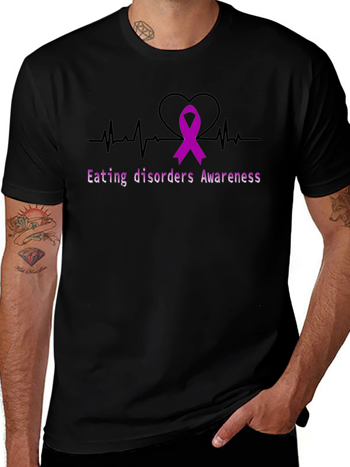 Eating Disorder Awareness Ribbon T-Shirt