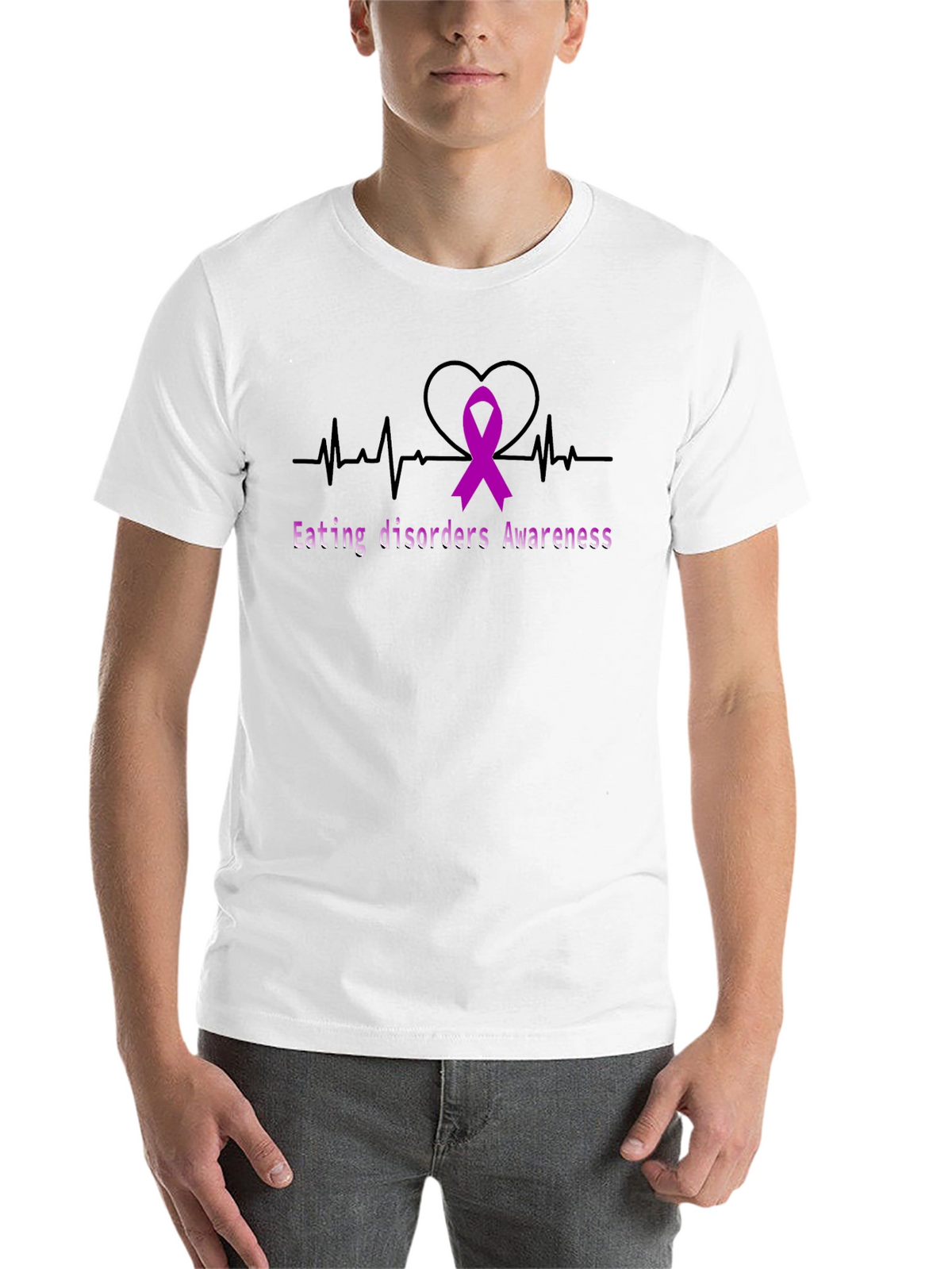 Eating Disorder Awareness Ribbon T-Shirt