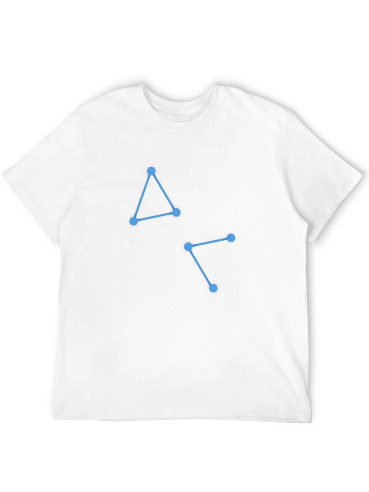 Geometric Design Black T-Shirt