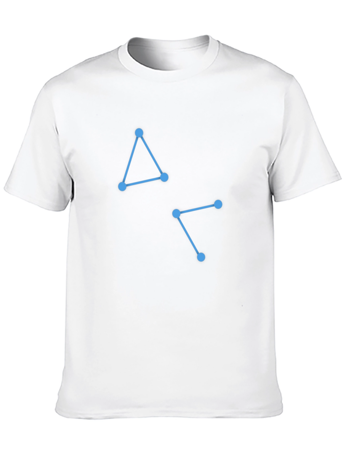 Geometric Design Black T-Shirt
