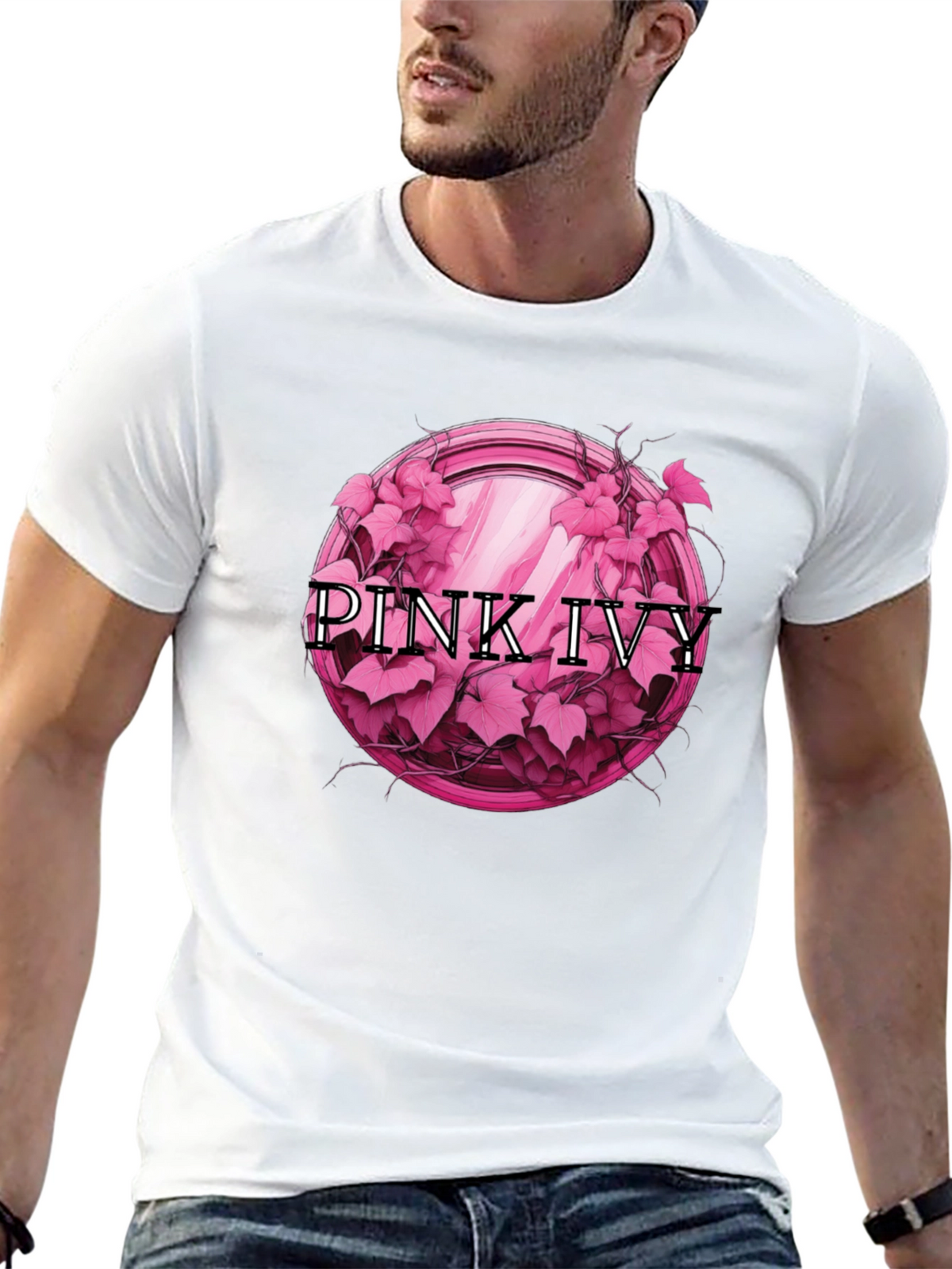 Pink Ivy Graphic Tee
