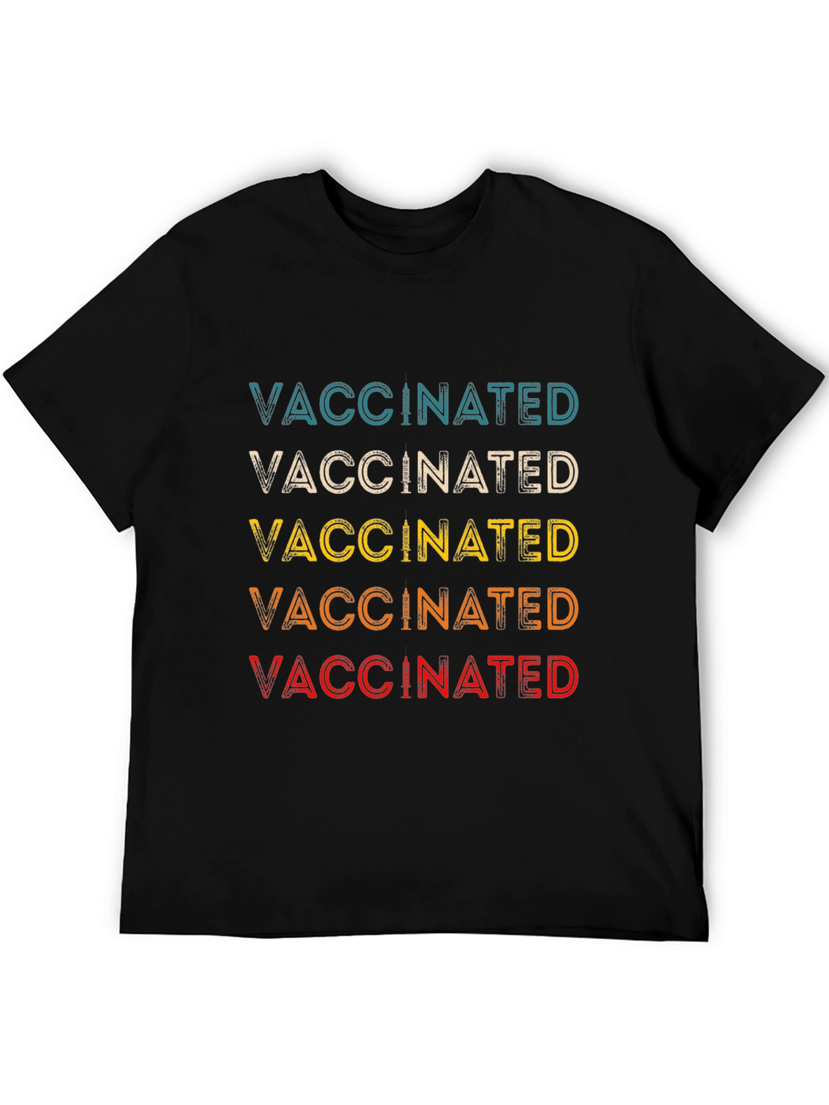 Vaccinated Retro T-Shirt