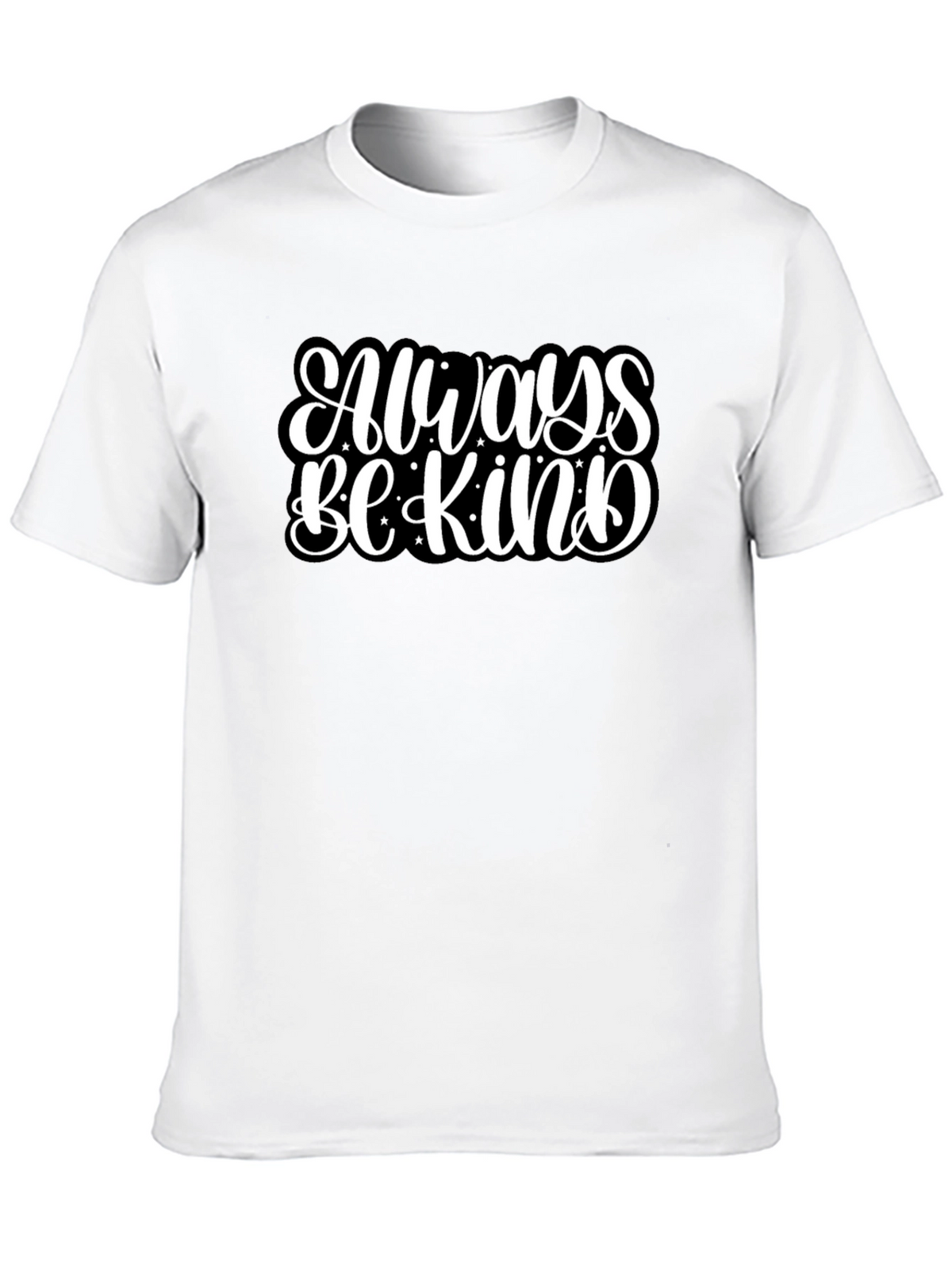 Always Be Kind Graphic Black T-Shirt
