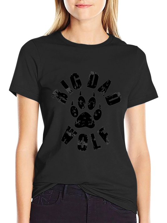 Big Dad Wolf T-Shirt - Mens Black Tee