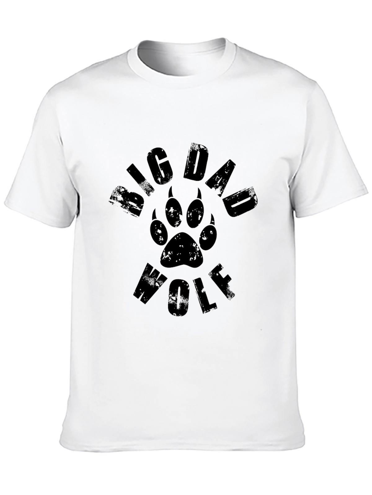 Big Dad Wolf T-Shirt - Mens Black Tee
