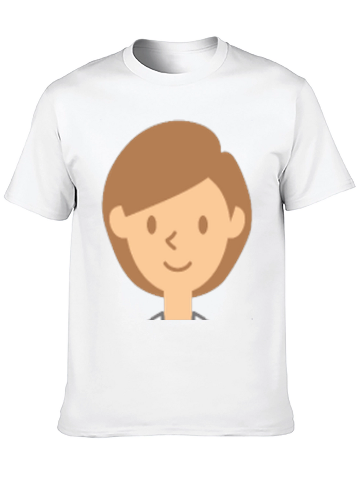 Smiling Face Graphic Black T-Shirt