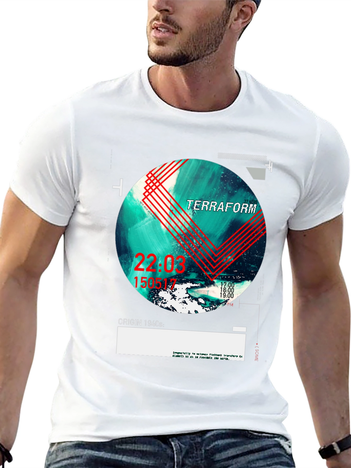 Terraform Graphic Print Tee - Modern Style