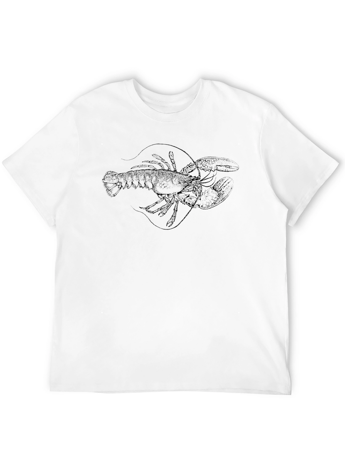 Lobster Graphic Black T-Shirt