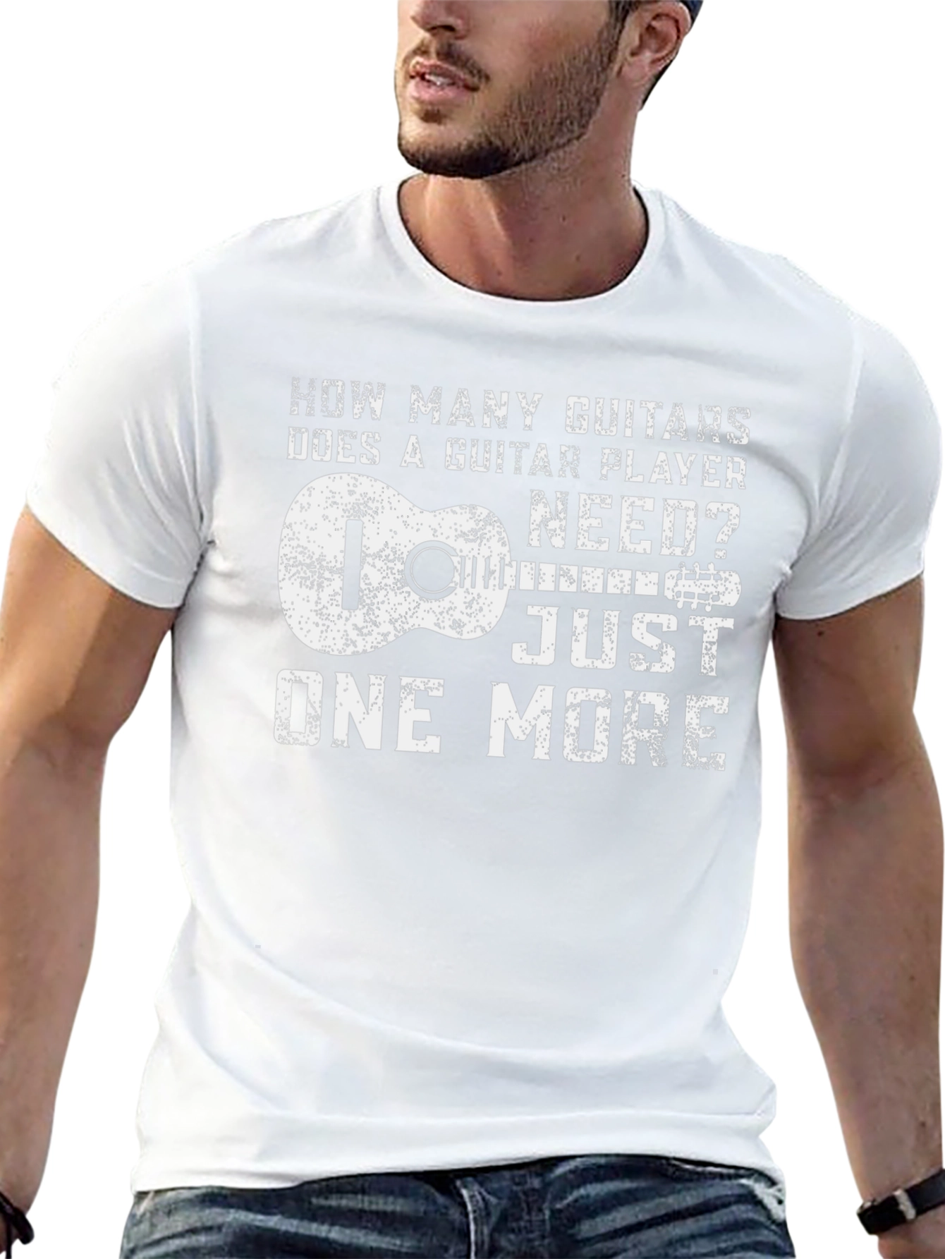 Guitar Player T-Shirt: How Many Guitars?