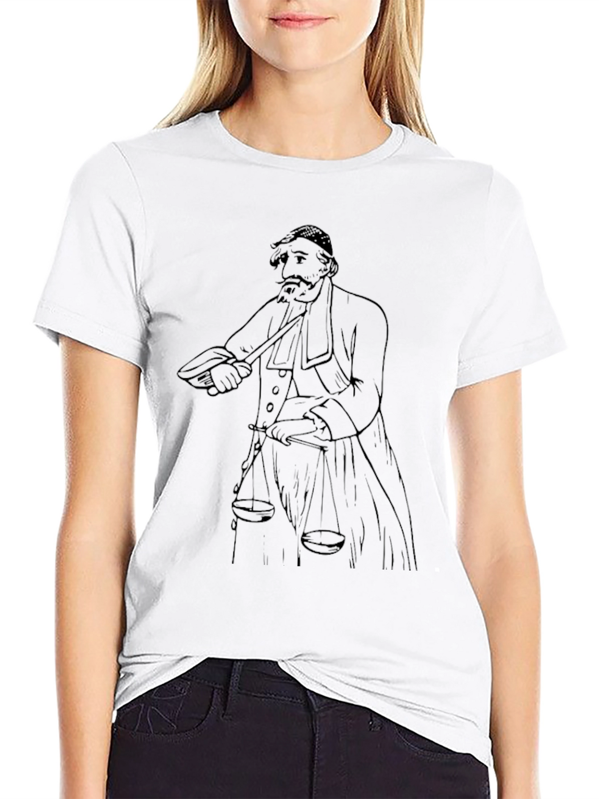 Justice Scale Graphic T-Shirt - Mens