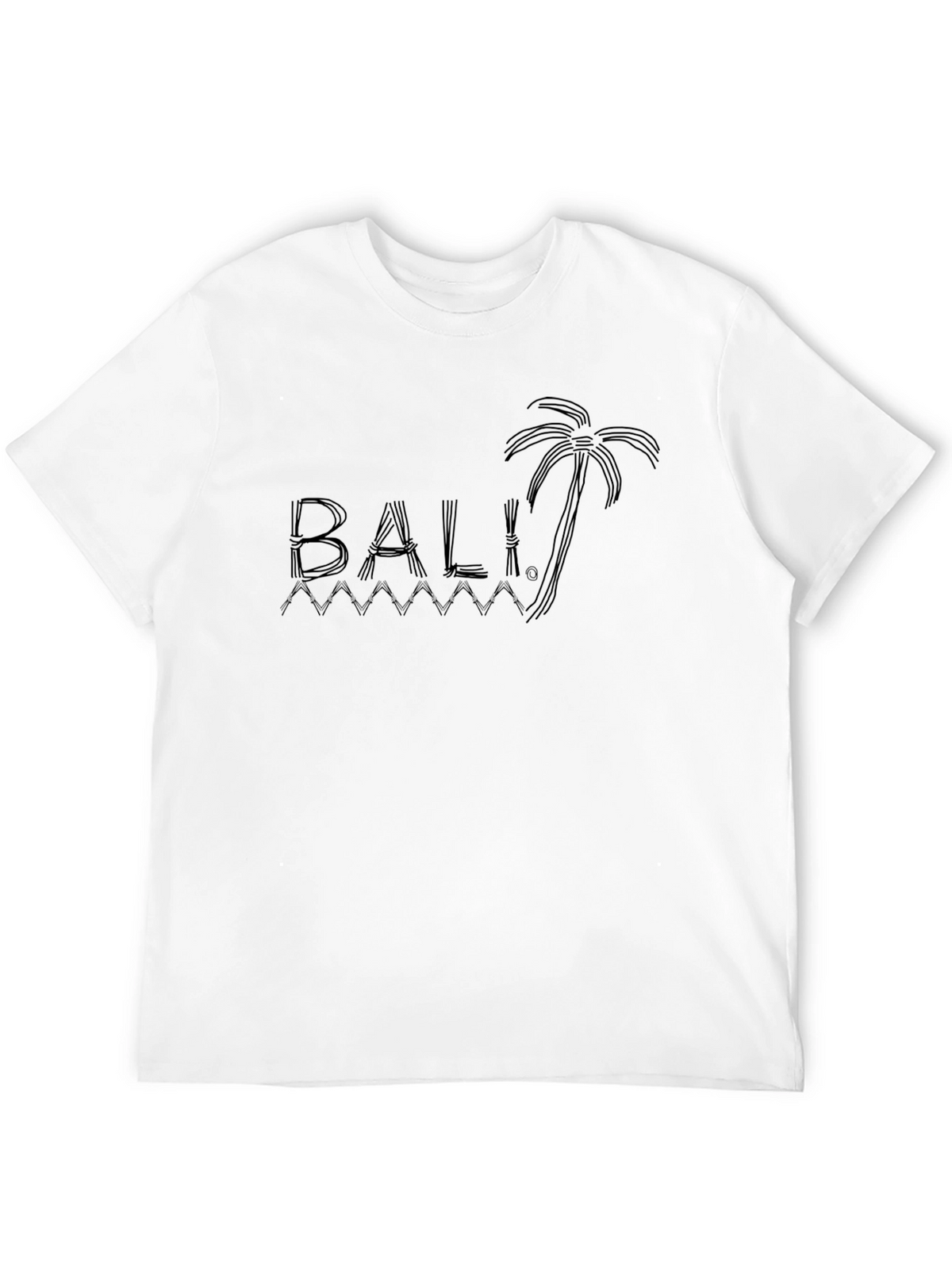 Bali Black Graphic Tee