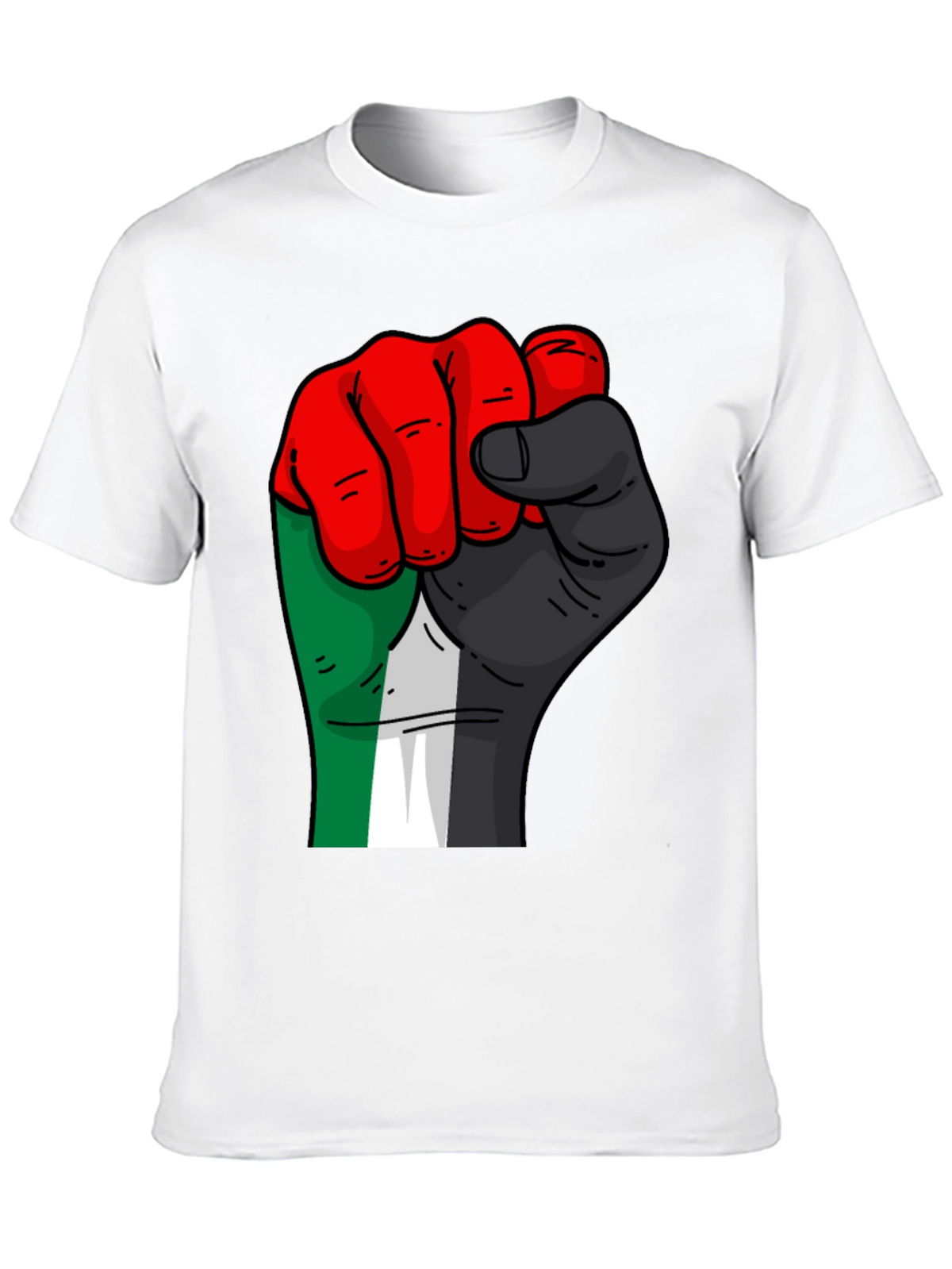 Pan-African Fist T-Shirt - Black Unity Pride Tee